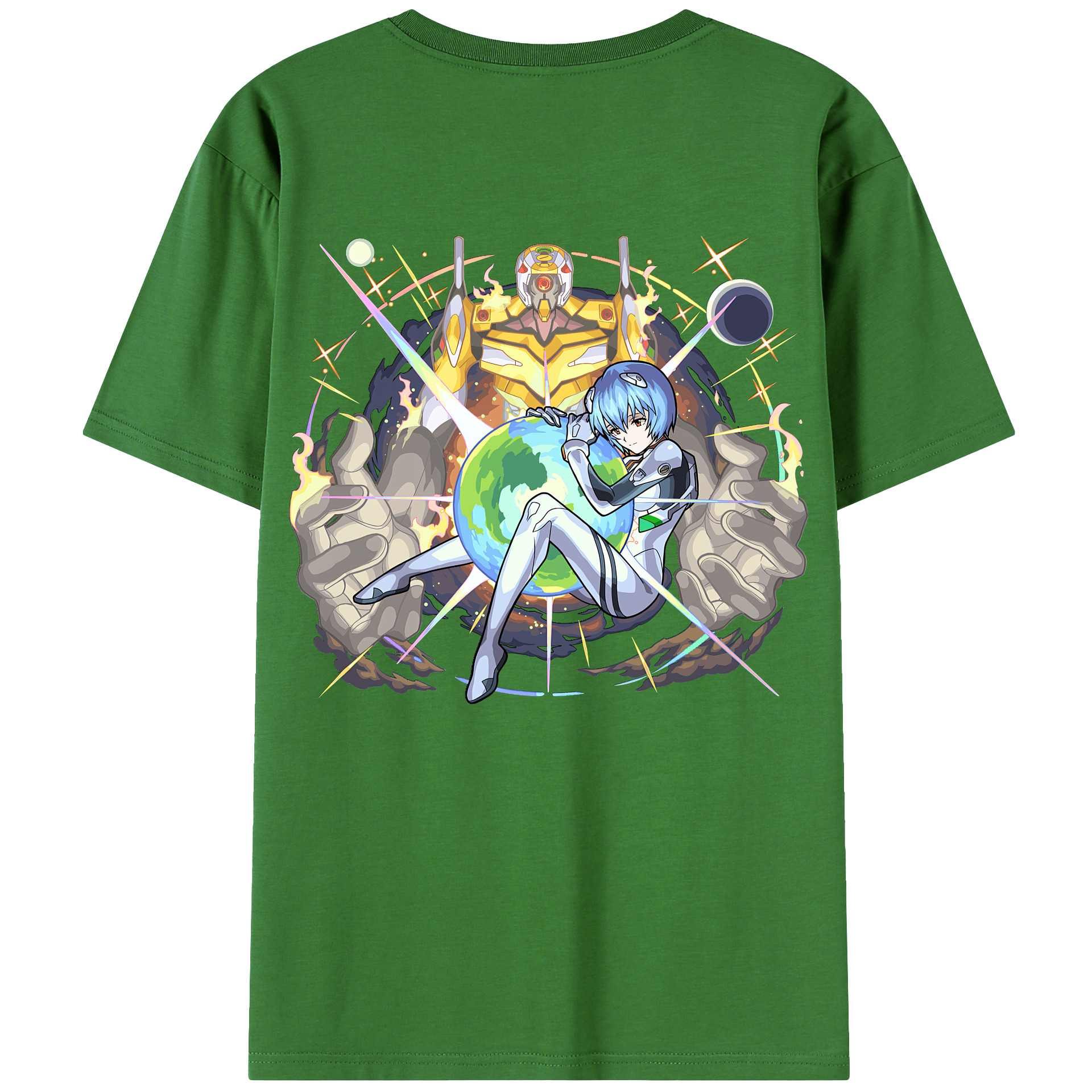 （画像用） EVA 新世紀エヴァンゲリオン レディース半袖Tシャツ(バックプリント)